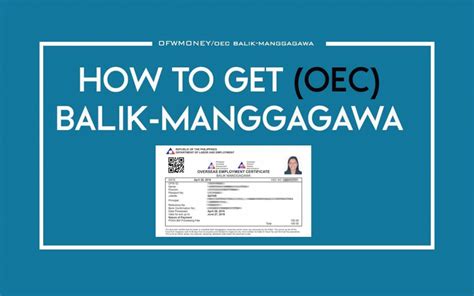oec appointment gensan|Balik Manggagawa Guide: How to Get Your POEA .